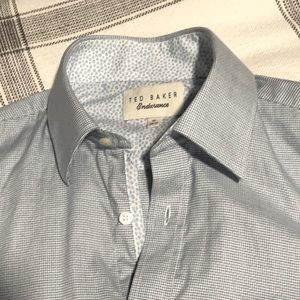 Ted Baker Endurance light blue with contrasting neck and cuff (16 - 34/35)